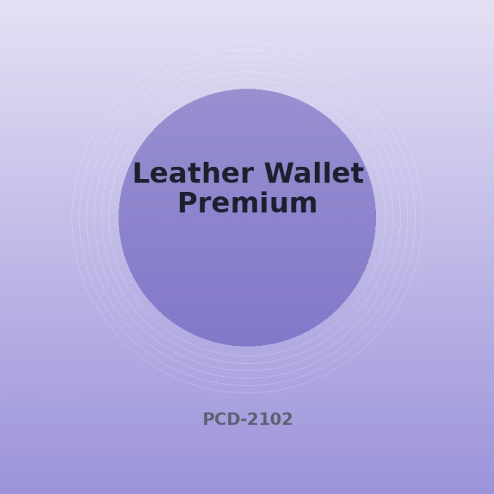 Ledergeldbörse Premium